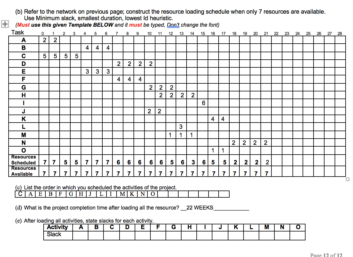 I need answer for question e) QUESTION 3: 4D 8 0