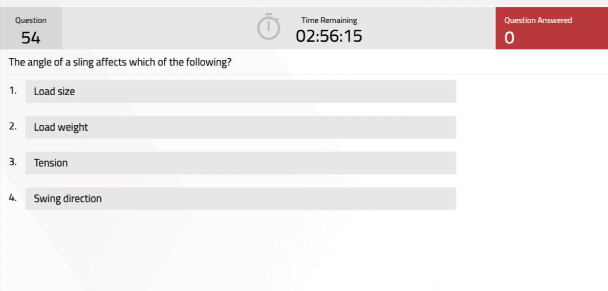 Question Time Remaining 61 02:55:15 What is the