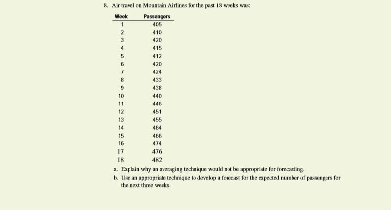 please show all steps so i can learn plz 8. Air