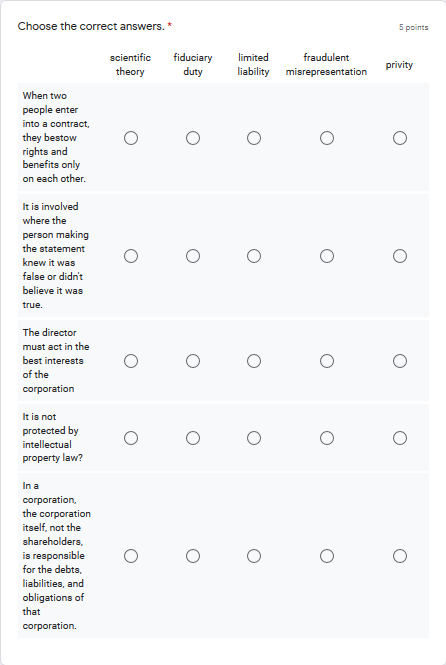 Choose the correct answers. 5 points scientific