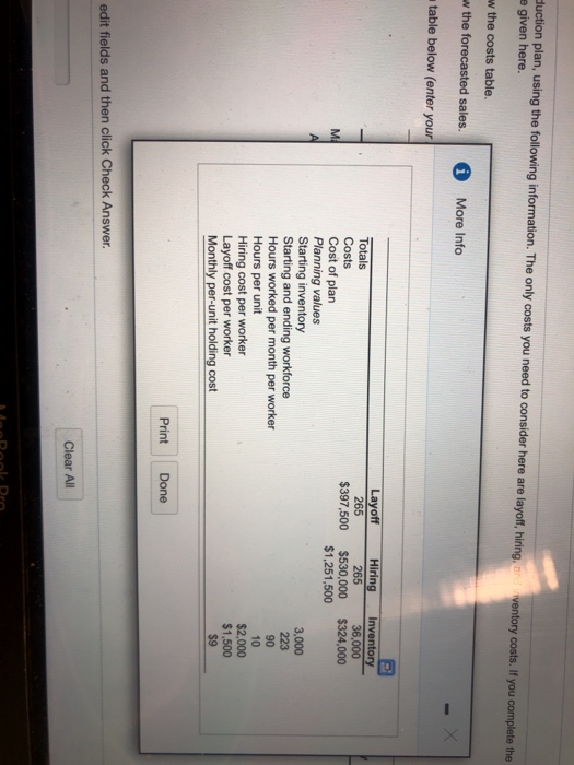 please calculate the chase plan of every month.