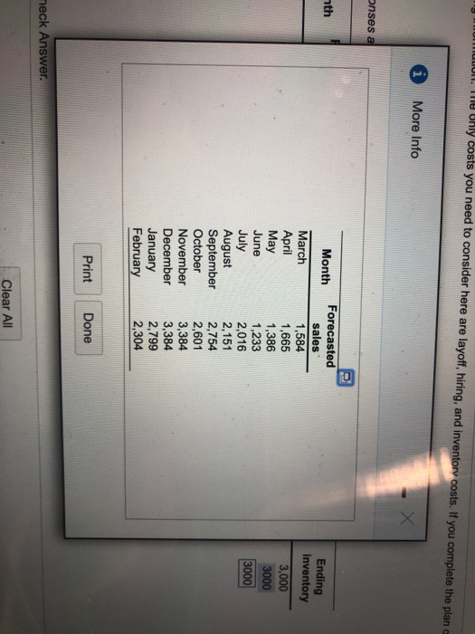 please calculate the chase plan of every month.