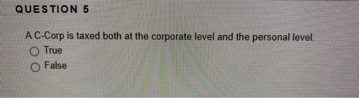 QUESTION 10 A stockholder in an S-Corp receives