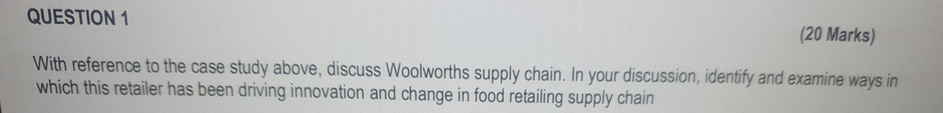 question 1 please assist it is worth 20marks (20