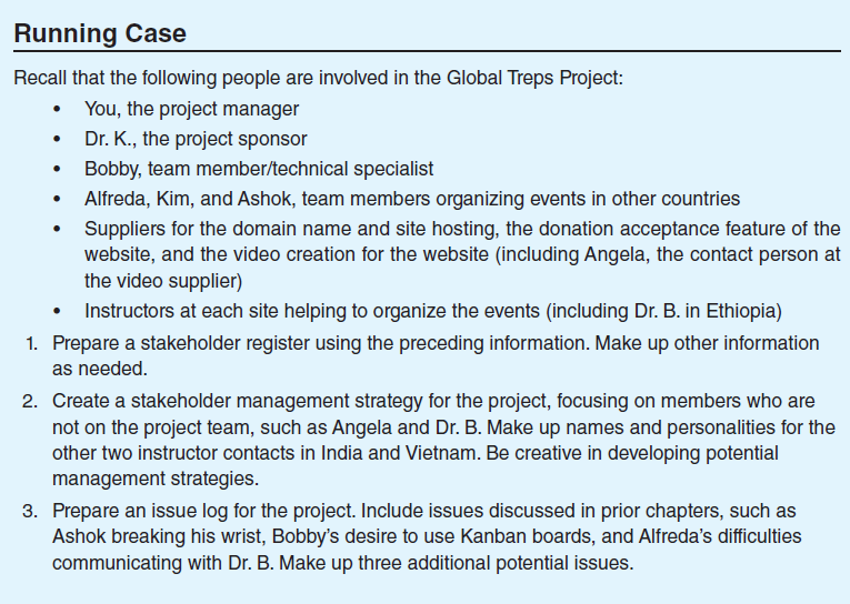 . . . . Running Case Recall that the following