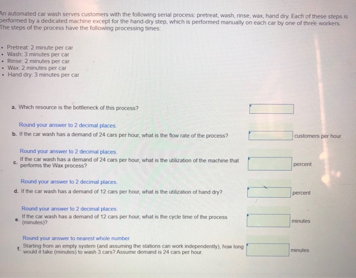 An automated car wash serves customers with the