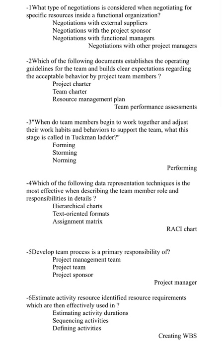 -1 What type of negotiations is considered when