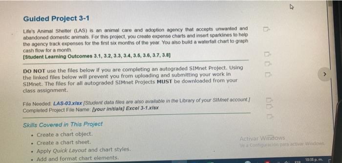 how do you do this on excel? Guided Project 3-1