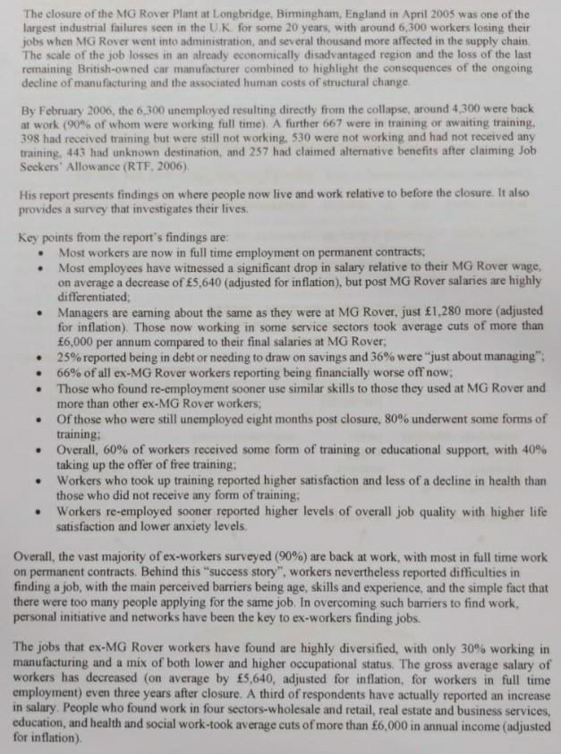 question : Should workers be forced to change