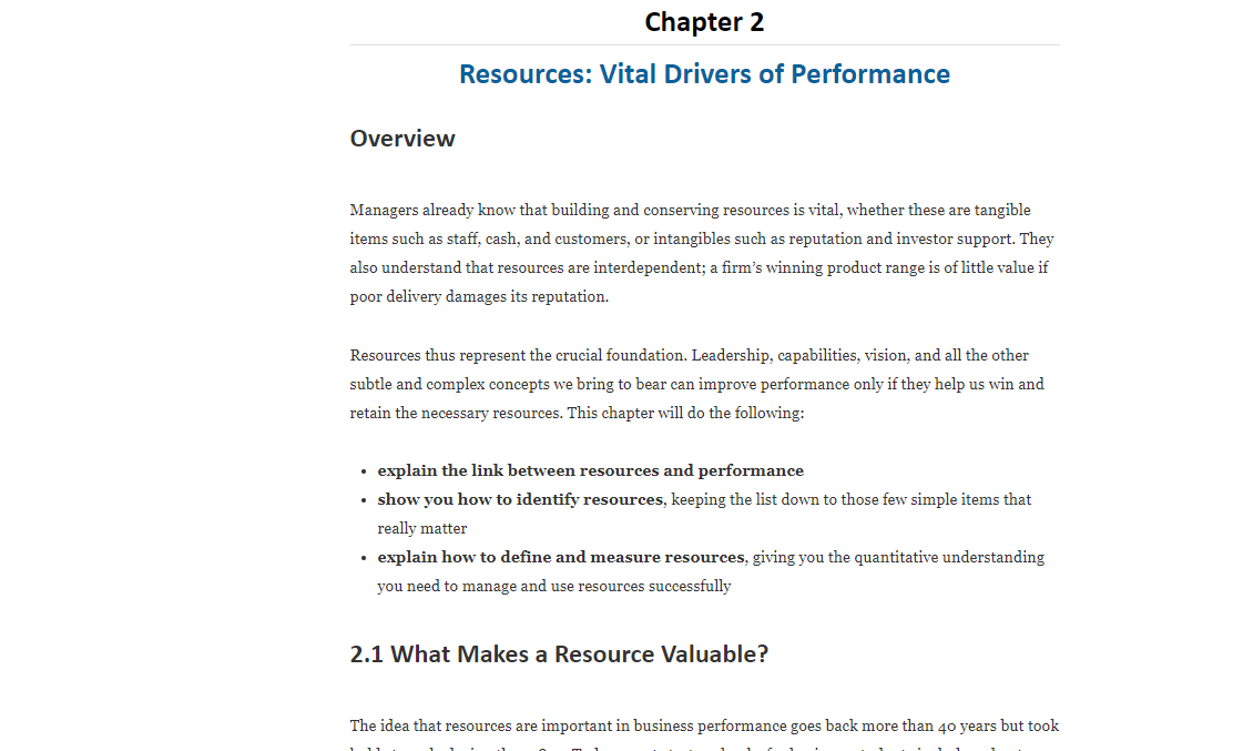 IN YOUR OWN WORDS: What is the missing link