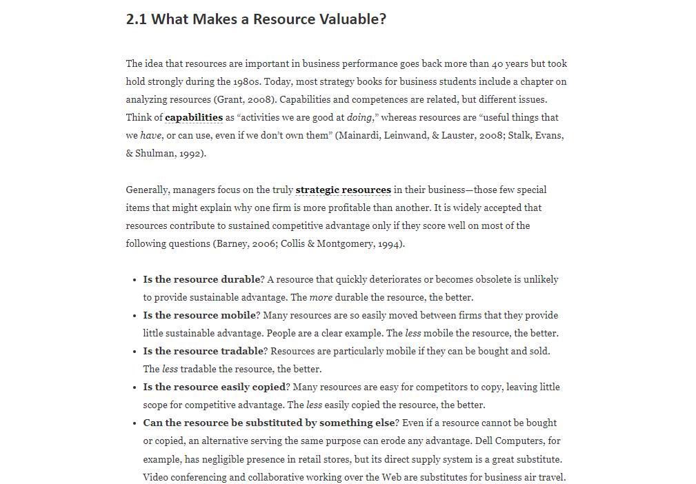 IN YOUR OWN WORDS: What is the missing link