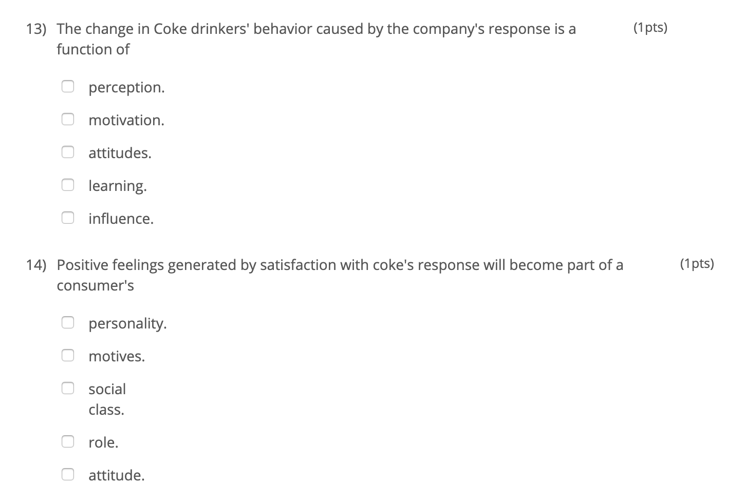 There are many forces that affect consumer