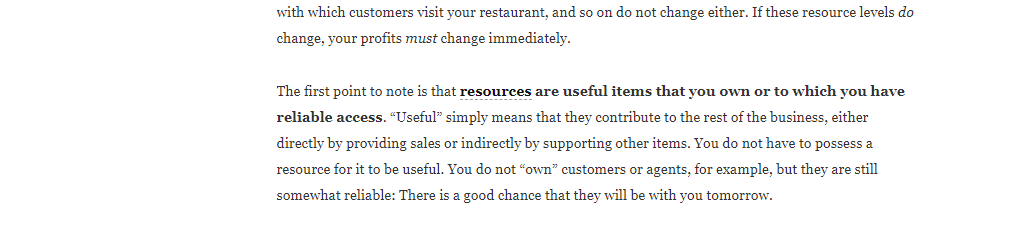 IN YOUR OWN WORDS: What is the missing link