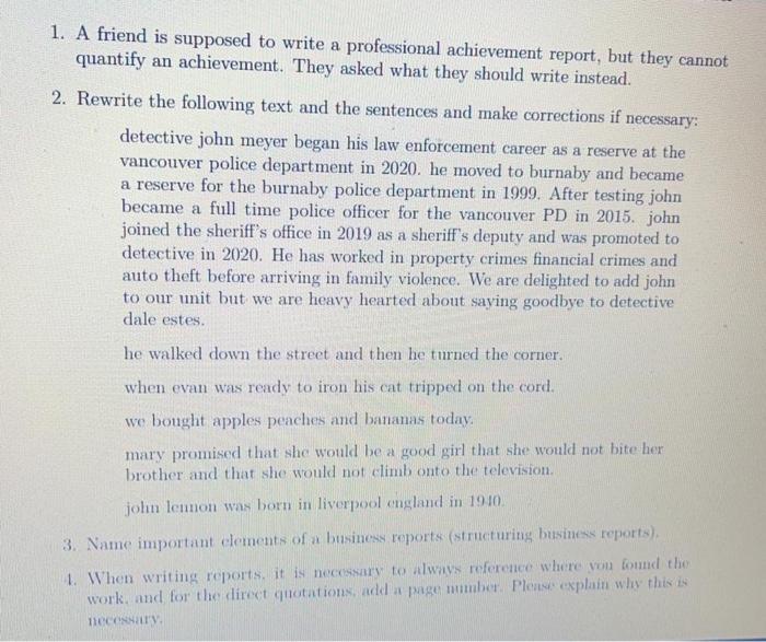 1 Professional Achievement - Report 1.1 Case -