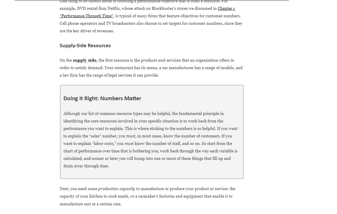 IN YOUR OWN WORDS: What is the missing link