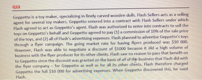 i need to identify issue, law apply, analysis and