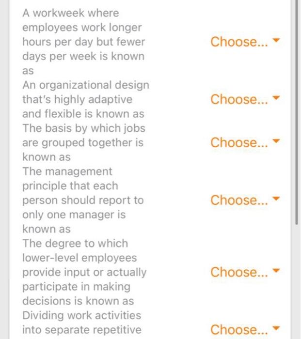 A workweek where employees work longer hours per