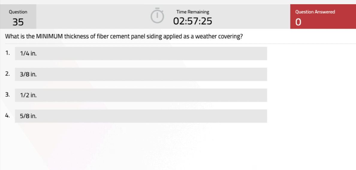 Question Time Remaining 40 02:57:00 How should