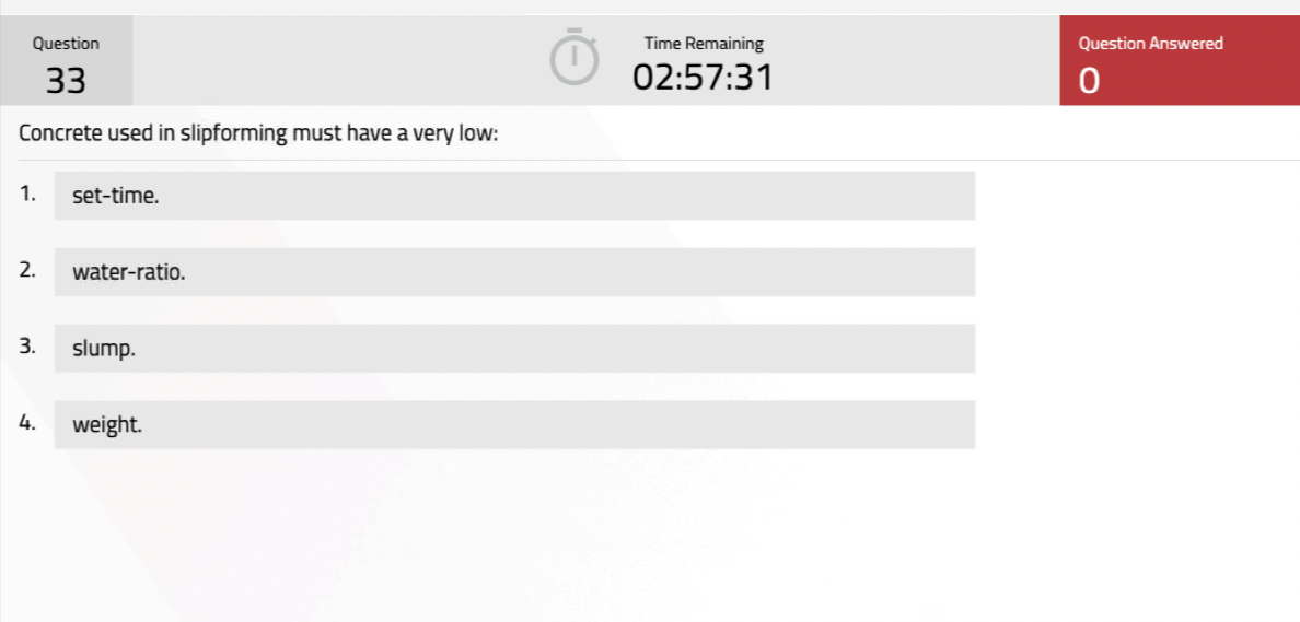 Question Time Remaining 40 02:57:00 How should