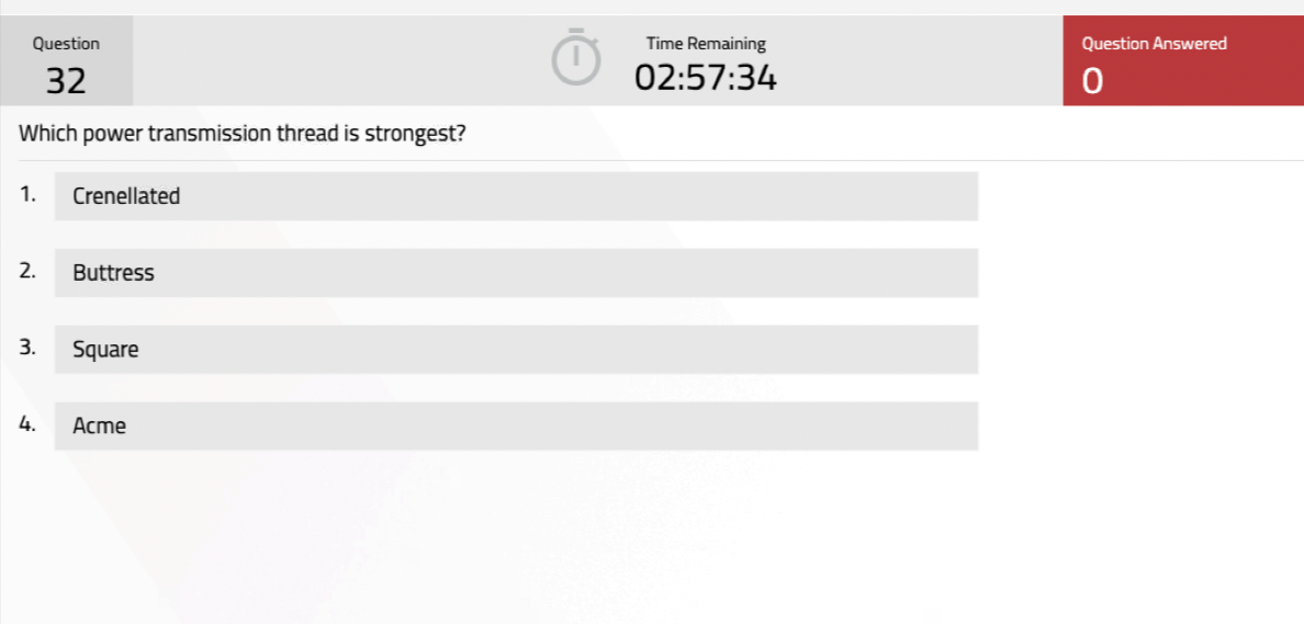 Question Time Remaining 40 02:57:00 How should