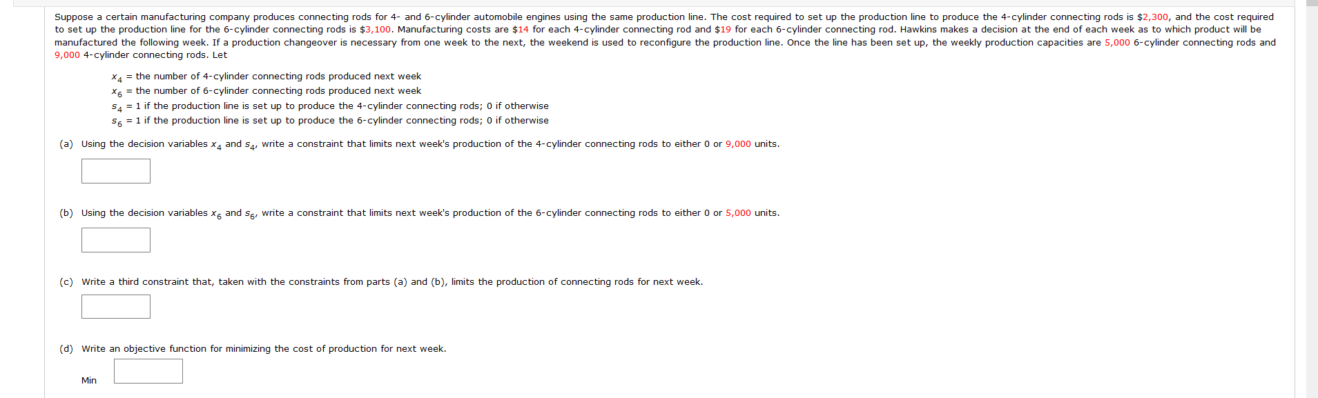 Can yo please show me what goes into each box...I