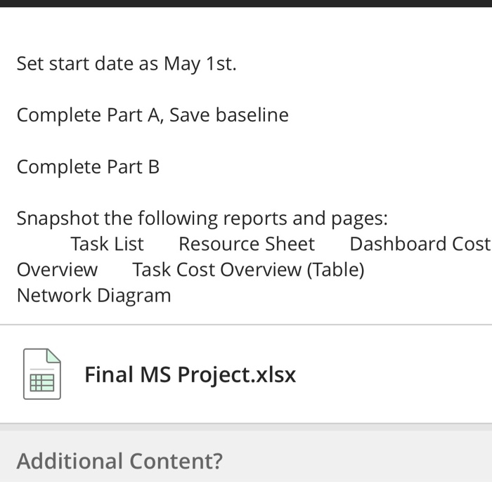 _ Elhal MS Project Part A Part B Part A Resources