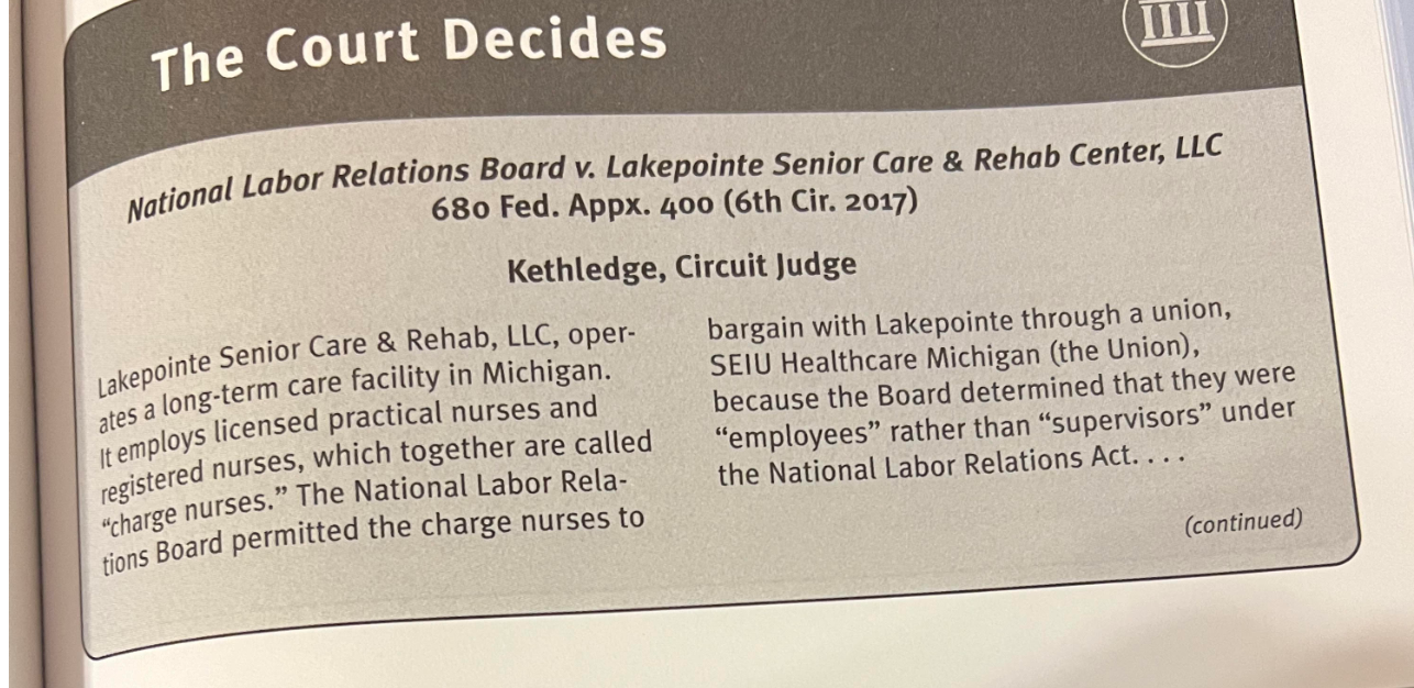 1. Procedure. Who are the parties? Who brought
