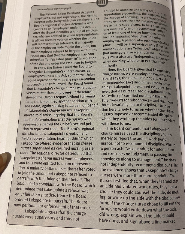 1. Procedure. Who are the parties? Who brought