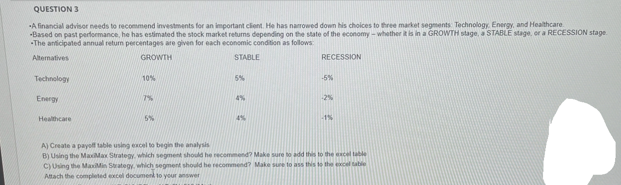 USE MS EXCEL: Please let me know how to do it in