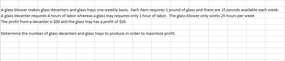 Please show steps and formulas for how to