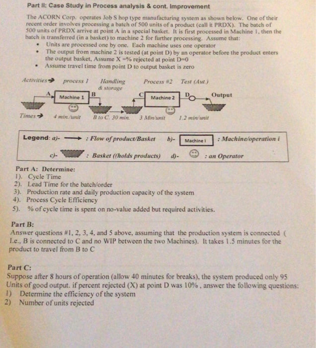 Partil: Case Study in Process analysis & cont.