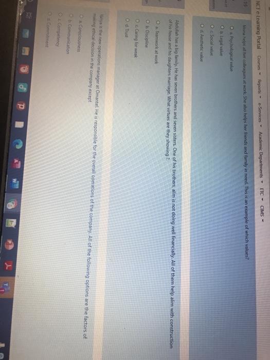 ETC - CMS - NCT e-learning Portal Counes -