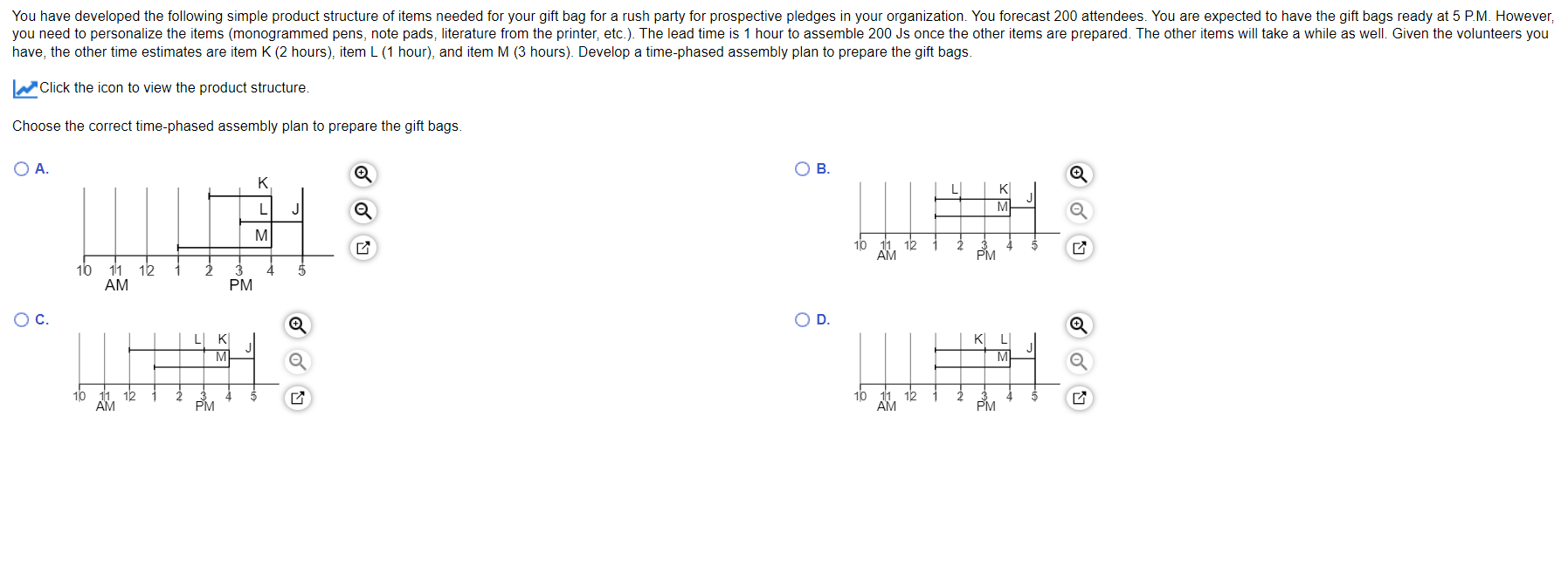 have, the other time estimates are item K ( 2