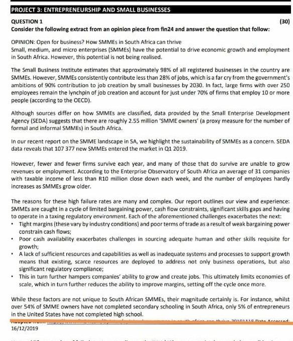 Please read extract. question 1: Drawing from