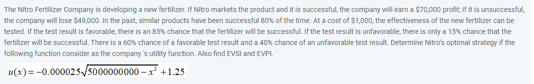 Operation Research-2 The Nitro Fertilizer Company