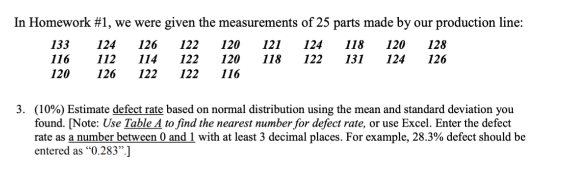Upper Spec Limit is 118 and Lower Spec Limit is