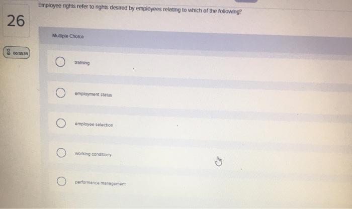 Employee rights refer to rights desired by