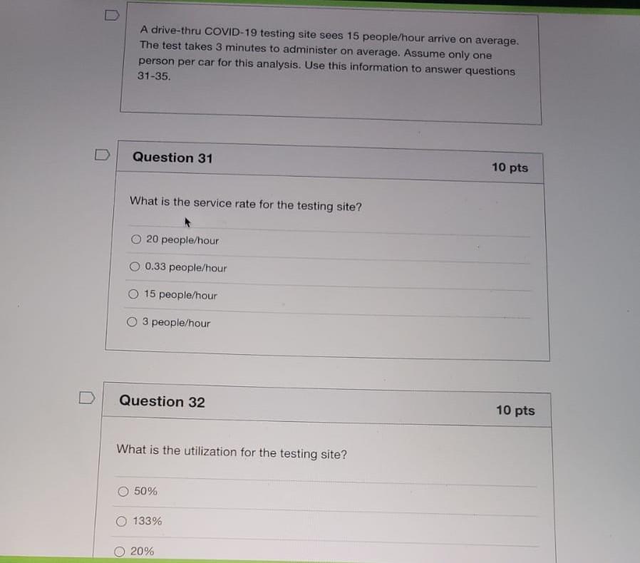 A drive-thru COVID-19 testing site sees 15