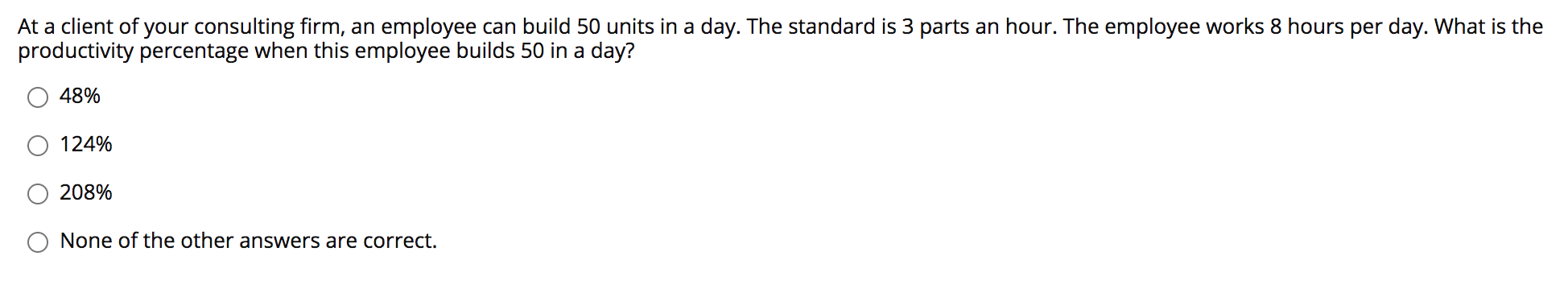 At a client of your consulting firm, an employee