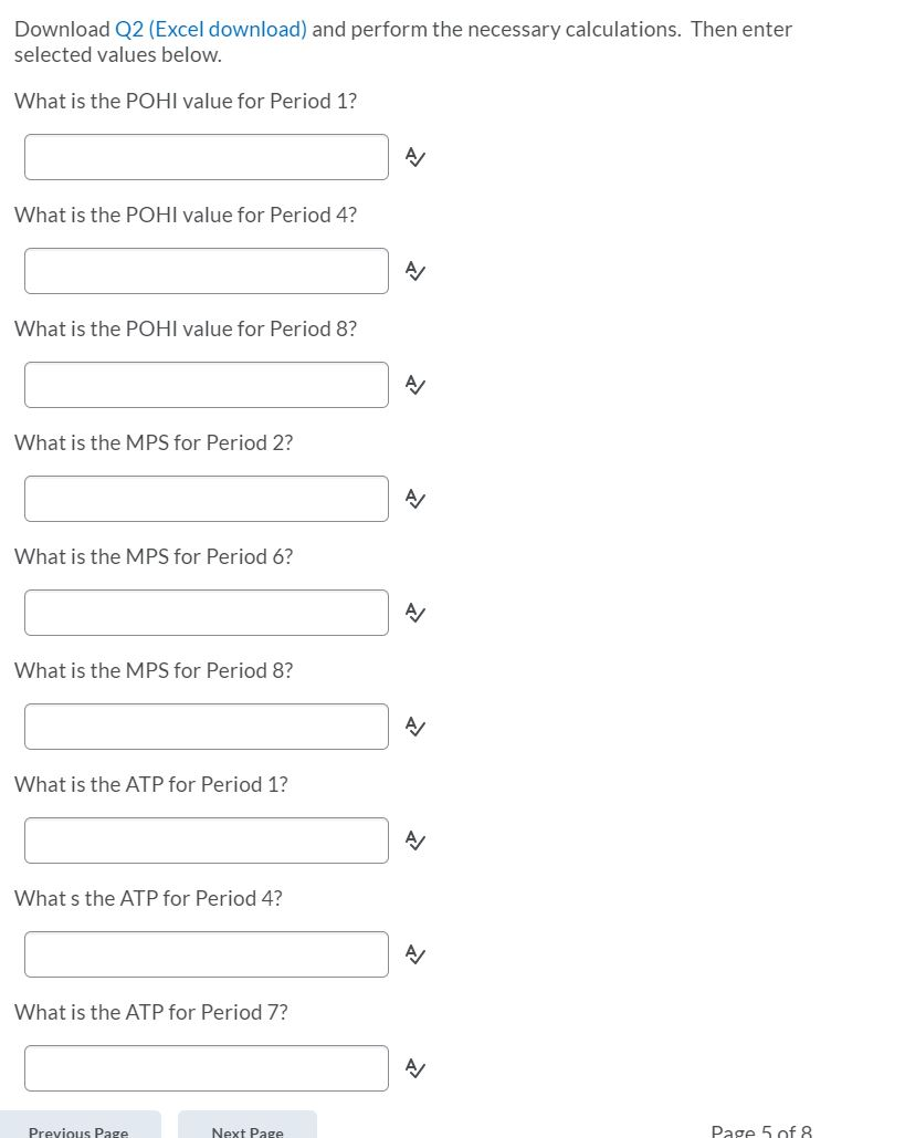 Question 19 options:Download Q2 (Excel download)