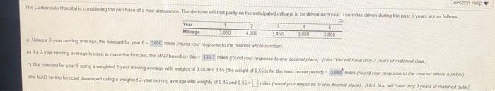 How do you calculate the MAD? The Cartiendale