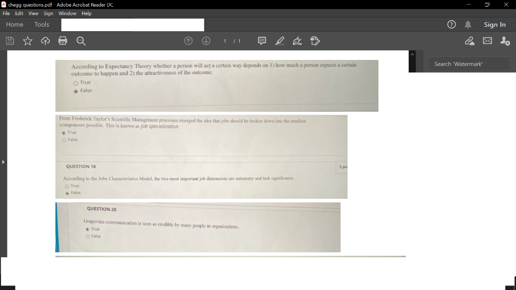 Please let me know the answers to as many as you