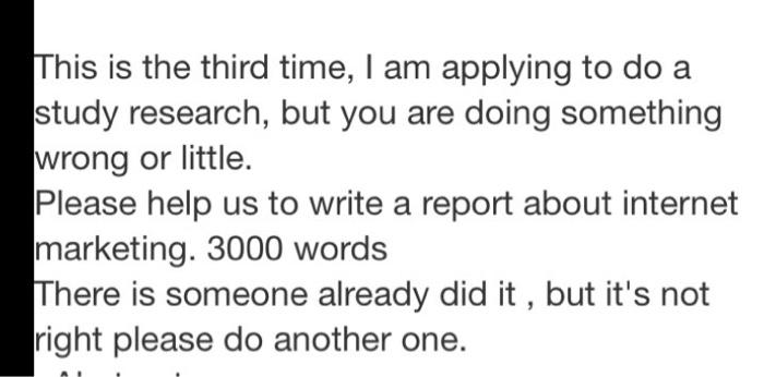 I know the time is not enough, but I submit that