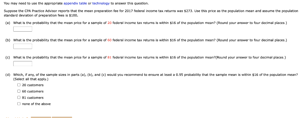 You may need to use the appropriate appendix