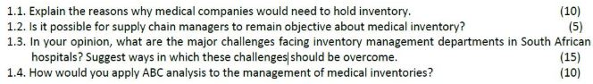 QUESTION 1 (40) Read the case below carefully and
