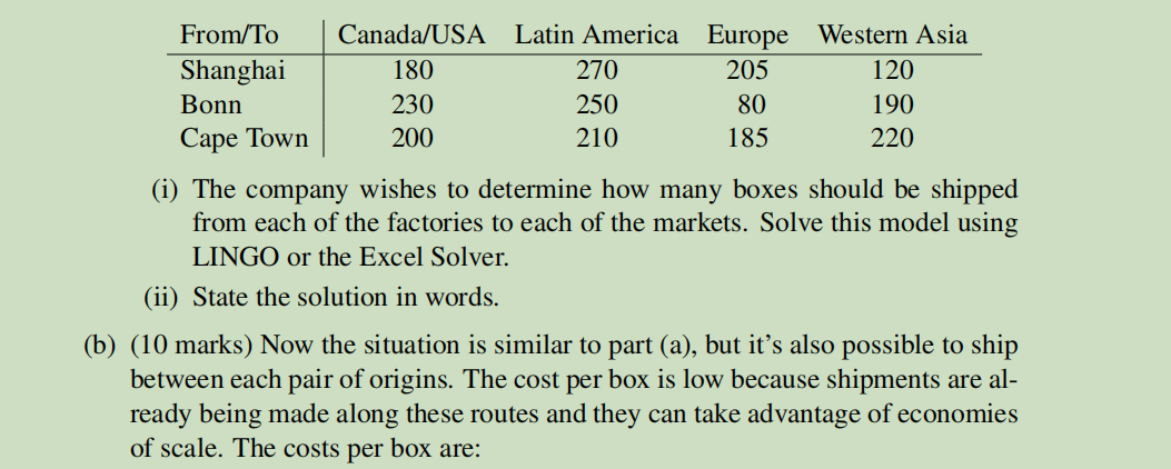 Please answer question b b b !!!!! Thx! 2. (a)