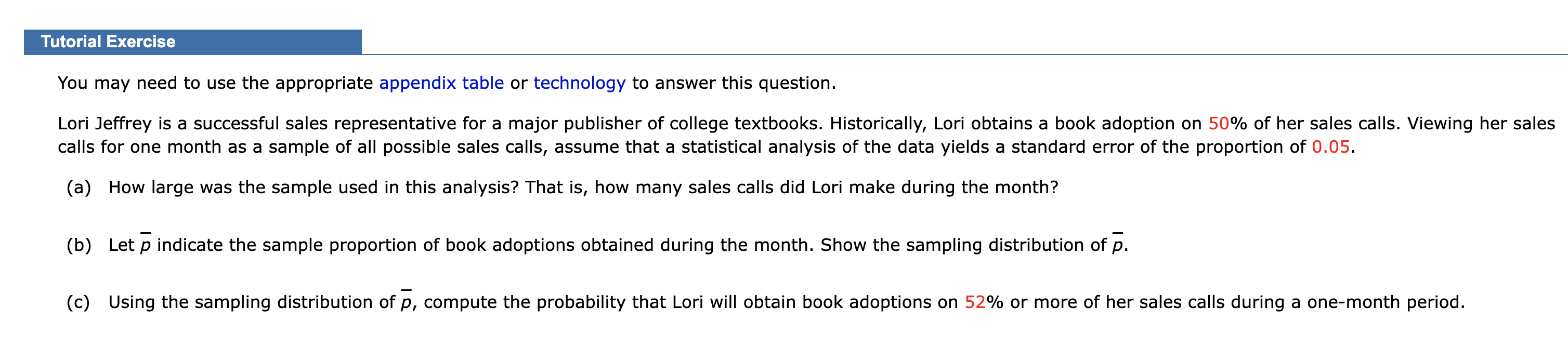 You may need to use the appropriate appendix