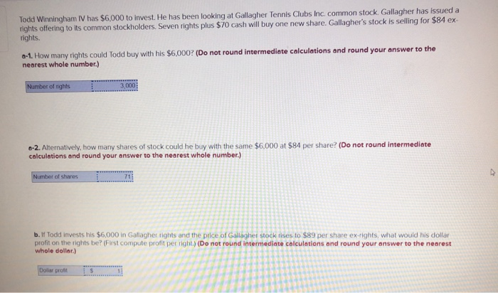 Todd Winningham IV has $6,000 to invest. He has