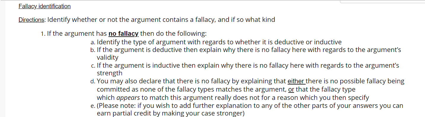 Logic Question: (That's all the information,