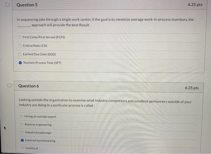 please check my answers. Question 1 6.2 What is a